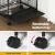 i.Pet 4-Level Indoor Pet Cage Hutch for Rabbits, Guinea Pigs, Ferrets & More, 110cm, Durable Black Metal, Easy to Clean