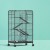 i.Pet 4-Level Indoor Pet Cage Hutch for Rabbits, Guinea Pigs, Ferrets & More, 110cm, Durable Black Metal, Easy to Clean