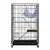 i.Pet 100cm 3-Level Indoor Rabbit Cage Hutch with Hammock, Ladders, and Wheels - Black Powder-Coated Iron Frame