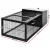 i.Pet Rabbit Cage Hutch Enclosure, 122x52cm Metal Carrier - Secure, Weatherproof, Easy-Clean, for Small Pets