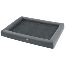 i.Pet Extra Large Calming Pet Bed - Egg Crate Foam, Plush Fleece, Non-Slip, Washable, 115x90x13cm, Grey