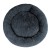 i.Pet Extra Large Calming Pet Bed - 110cm Soft Plush, Dark Grey, Non-Slip, Washable Cover, Flea Resistant, Cat/Dog