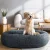 i.Pet Extra Large Calming Pet Bed - 110cm Soft Plush, Dark Grey, Non-Slip, Washable Cover, Flea Resistant, Cat/Dog