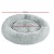 i.Pet Extra Large Calming Pet Bed 110cm - Soft Plush Light Grey, Non-Slip, Washable Cover, Flea & Bacteria Resistant