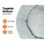 i.Pet Extra Large Calming Pet Bed 110cm - Soft Plush Light Grey, Non-Slip, Washable Cover, Flea & Bacteria Resistant