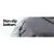 i.Pet Extra Large Calming Pet Bed 110cm - Soft Plush Light Grey, Non-Slip, Washable Cover, Flea & Bacteria Resistant