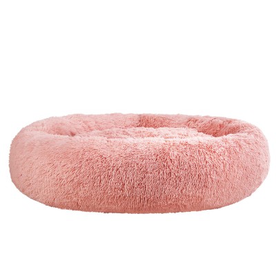 i.Pet Extra Large 110cm Calming Pet Bed in Pink - Soft Plush, Non-Slip, Washable Cover, Flea & Bacteria Resistant i.Pet Extra Large 110cm Calming Pet Bed in Pink - Soft Plush, Non-Slip, Washable Cover, Flea & Bacteria Resistant