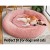 i.Pet Extra Large 110cm Calming Pet Bed in Pink - Soft Plush, Non-Slip, Washable Cover, Flea & Bacteria Resistant i.Pet Extra Large 110cm Calming Pet Bed in Pink - Soft Plush, Non-Slip, Washable Cover, Flea & Bacteria Resistant