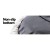 i.Pet Extra Large Calming Pet Bed 110cm - Soft Plush, Non-Slip, Removable Cover, Flea Resistant, White/Brown
