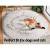 i.Pet Extra Large Calming Pet Bed 110cm - Soft Plush, Non-Slip, Removable Cover, Flea Resistant, White/Brown