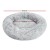 i.Pet Large 90cm Calming Pet Bed - Soft Plush, Non-Slip, Washable Cover, Light Charcoal - Ideal for Pets ≤ 25kg