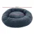 i.Pet Large Calming Pet Bed for Dogs & Cats - 90cm Dark Grey, Soft Plush, Flea Resistant, Washable Cover, Non-Slip Base