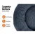 i.Pet Large Calming Pet Bed for Dogs & Cats - 90cm Dark Grey, Soft Plush, Flea Resistant, Washable Cover, Non-Slip Base