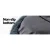 i.Pet Large Calming Pet Bed for Dogs & Cats - 90cm Dark Grey, Soft Plush, Flea Resistant, Washable Cover, Non-Slip Base