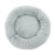 i.Pet 90cm Large Calming Pet Bed for Dogs & Cats, Soft Plush Light Grey, Non-Slip, Washable Cover, Flea Resistant