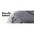 i.Pet 90cm Large Calming Pet Bed for Dogs & Cats, Soft Plush Light Grey, Non-Slip, Washable Cover, Flea Resistant