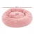 i.Pet Large 90cm Calming Soft Plush Pet Bed in Pink - Flea Resistant, Non-Slip, Washable Cover, Ideal for Dogs & Cats