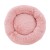 i.Pet Large 90cm Calming Soft Plush Pet Bed in Pink - Flea Resistant, Non-Slip, Washable Cover, Ideal for Dogs & Cats