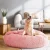 i.Pet Large 90cm Calming Soft Plush Pet Bed in Pink - Flea Resistant, Non-Slip, Washable Cover, Ideal for Dogs & Cats