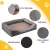 i.Pet Orthopedic Washable Dog Bed - Soft Fleece, 120x90cm, Non-Slip, Water-Resistant, Machine Washable, Grey/Yellow