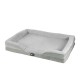 i.Pet Memory Foam Pet Bed - Large Calming Egg Crate Sofa with Soft Fleece, Removable Cover, Non-Slip Base, 102x82x16cm