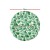 i.Pet Self-Cooling Gel Pet Mat - Large Round 75cm, Non-Toxic PVC, Portable & Easy Clean, Green, 1-Year Warranty