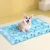 i.Pet Large Self-Cooling Pet Mat - 70x110cm, Blue, Scratch-Resistant PVC, Gel Core, Portable, No Refrigeration Needed