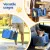 i.Pet Premium Foldable Pet Carrier Backpack for Dogs & Cats, Water-Resistant Oxford Cloth, 44x32x32cm, Blue