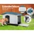 i.Pet Extra Large Dog Kennel: Durable Blue Plastic, Weatherproof, Extendable, Elevated Base, Easy Clean for Outdoors i.Pet Extra Large Dog Kennel: Durable Blue Plastic, Weatherproof, Extendable, Elevated Base, Easy Clean for Outdoors