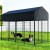 i.Pet Extra Large Outdoor Dog Kennel - Weatherproof, Heavy-Duty Steel Frame, Easy Access, Includes Cover & Stakes