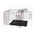 i.Pet 48" Large Foldable Dog Cage Crate Kennel with 3 Access Doors, Powder Coated Metal, Removable Tray, Easy Storage