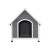 i.Pet Weatherproof Large Wooden Dog Kennel - Indoor/Outdoor Fir Wood Cabin with UV-Resistant Roof, Easy Assembly