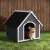i.Pet Weatherproof Large Wooden Dog Kennel - Indoor/Outdoor Fir Wood Cabin with UV-Resistant Roof, Easy Assembly
