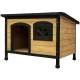 i.Pet Large Wooden Dog Kennel - Weatherproof, UV-Resistant, Fir Wood, Elevated & Ventilated for Indoor/Outdoor Use