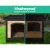 i.Pet Large Wooden Dog Kennel - Weatherproof, UV-Resistant, Fir Wood, Elevated & Ventilated for Indoor/Outdoor Use