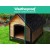 i.Pet Extra Large Wooden Dog Kennel - Weatherproof Fir Wood House with Elevated Design & Asphalt Roof, 90x75x100cm