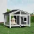 i.Pet Large Wooden Dog Kennel - Weatherproof Fir Wood Cabin with UV Roof, Raised Floor, Indoor/Outdoor Use, 99.5cm