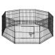 i.Pet 2x24" 8-Panel Dog Playpen - Durable Steel, Expandable, Foldable, Safe Edges, Indoor/Outdoor Pet Exercise Enclosure