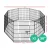 i.Pet 2x30" 8-Panel Pet Playpen Exercise Cage, Durable Steel, Foldable, Indoor/Outdoor, for Dogs, Rabbits, and More