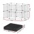 i.Pet 20-Panel Foldable Pet Playpen Enclosure - Durable Steel, Safe Round Edges, Secure Lock, Easy Setup & Transport