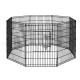 i.Pet 36" 8 Panel Dog Playpen - Durable Steel Pet Fence, Foldable Exercise Cage with Secure Locks for Indoor/Outdoor Use