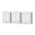 i.Pet 6-Panel Dog Playpen Enclosure - Wooden & Galvanised Wire, Flexible Design, 360cm x 85cm, Indoor/Outdoor Use