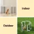 i.Pet 6-Panel Dog Playpen Enclosure - Wooden & Galvanised Wire, Flexible Design, 360cm x 85cm, Indoor/Outdoor Use