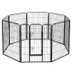 i.Pet 40" 8 Panel Dog Playpen – Durable Steel, Powder-Coated, Foldable Pet Exercise Cage with Secure Lock System