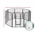 i.Pet 40" 8 Panel Dog Playpen – Durable Steel, Powder-Coated, Foldable Pet Exercise Cage with Secure Lock System