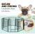 i.Pet 40" 8 Panel Dog Playpen – Durable Steel, Powder-Coated, Foldable Pet Exercise Cage with Secure Lock System
