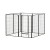 i.Pet 48" Dog Playpen 8 Panel Foldable Pet Enclosure Cage Kennel Puppy Fence Indoor Outdoor Secure Play Area