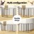 i.Pet 48" Dog Playpen 8 Panel Foldable Pet Enclosure Cage Kennel Puppy Fence Indoor Outdoor Secure Play Area