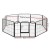 i.Pet 24" 8 Panel Dog Playpen - Durable Steel Exercise Cage with Lockable Gate, Multi-Configuration, Rust-Resistant