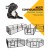 i.Pet 24" 8 Panel Dog Playpen - Durable Steel Exercise Cage with Lockable Gate, Multi-Configuration, Rust-Resistant